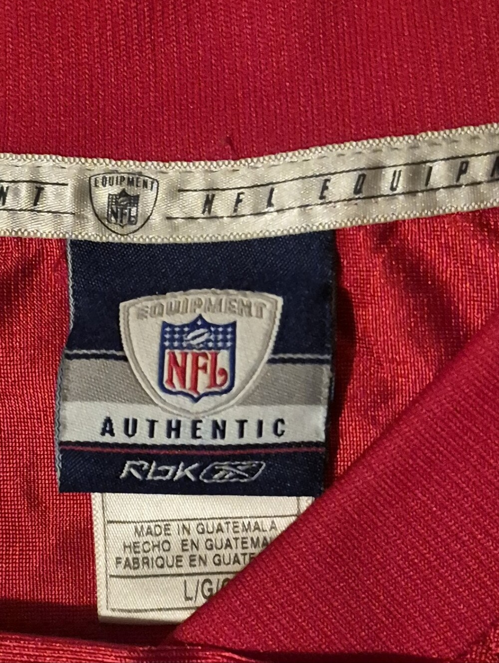 Kansas City Chiefs Eric Berry Reebok Red Football Jersey Mens Sz Large - Picture 8 of 8